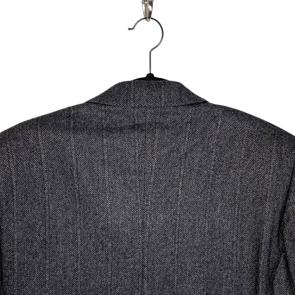 TOM FORD Men’s Tom Ford Wool, Silk, Camel Herringbone Tweed Lined Blazer - Picture 4 of 9